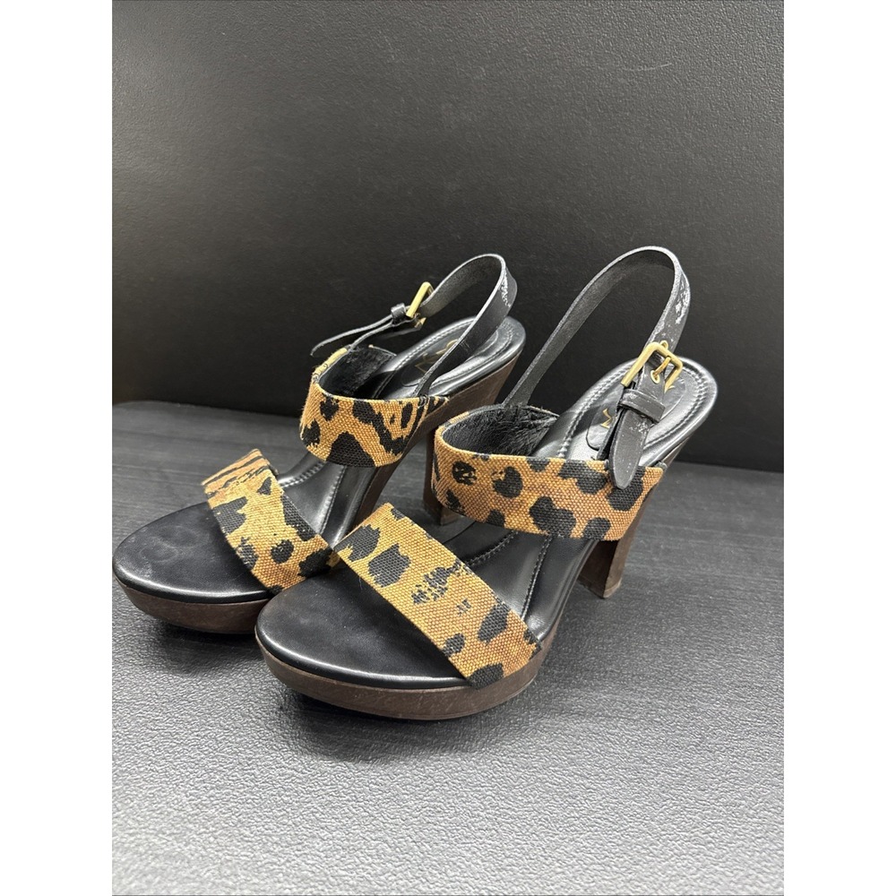 TOM FORD YSL Yves Saint Laurent ARUSHA Leopard Print Platform EU 40 I LOVE SHOES